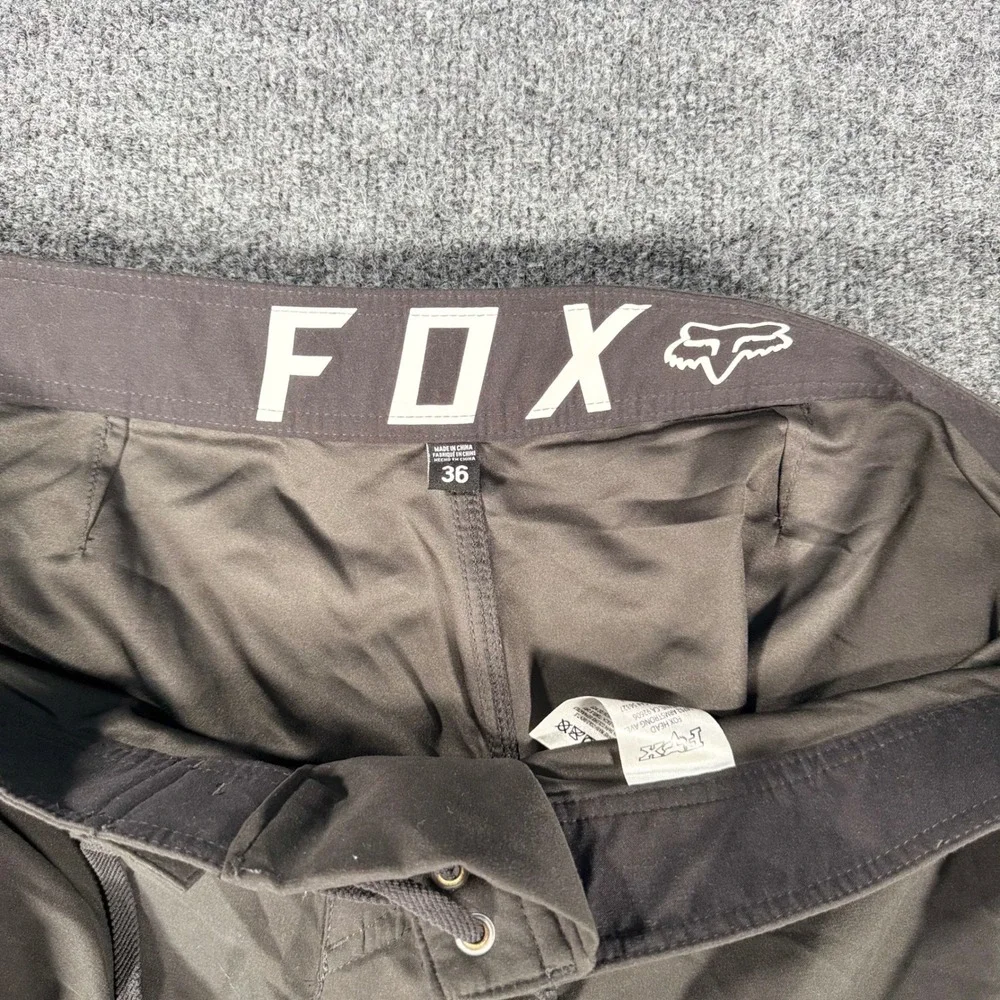 Fox Racing Board Shorts Mens 36 black Swim Trunks Surf Motocross Fox Head Logo